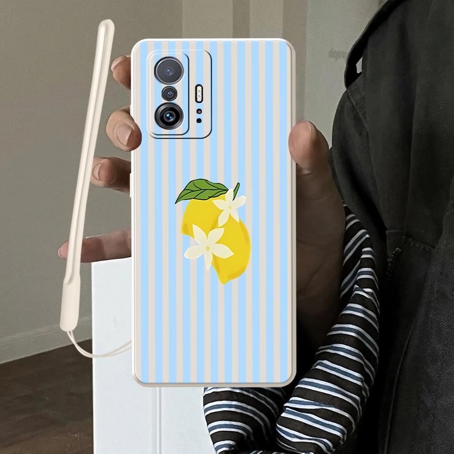 Xiaomi Phone Accessories - Etui z wzorem w paski Lemon