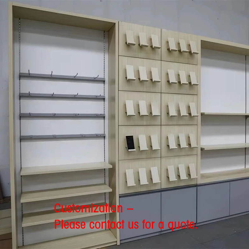 Phone Accessories Shop Design - Indywidualnie zaprojektowany, nowoczesny stojak ekspozycyjny do