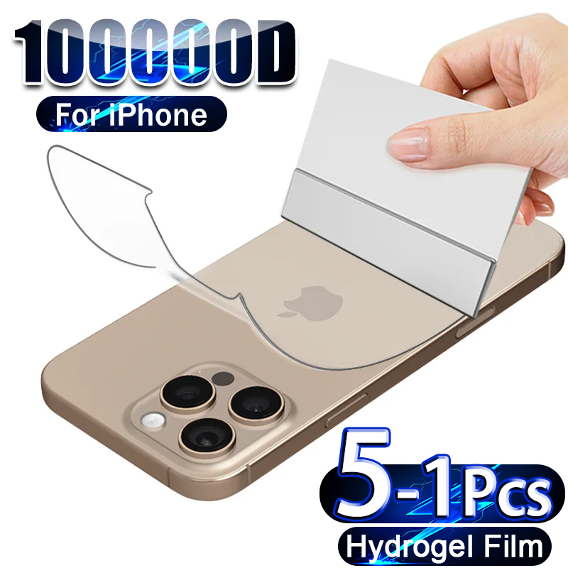 Phone Accessories Business - 5-1szt Folia hydrożelowa do iPhone'a 16