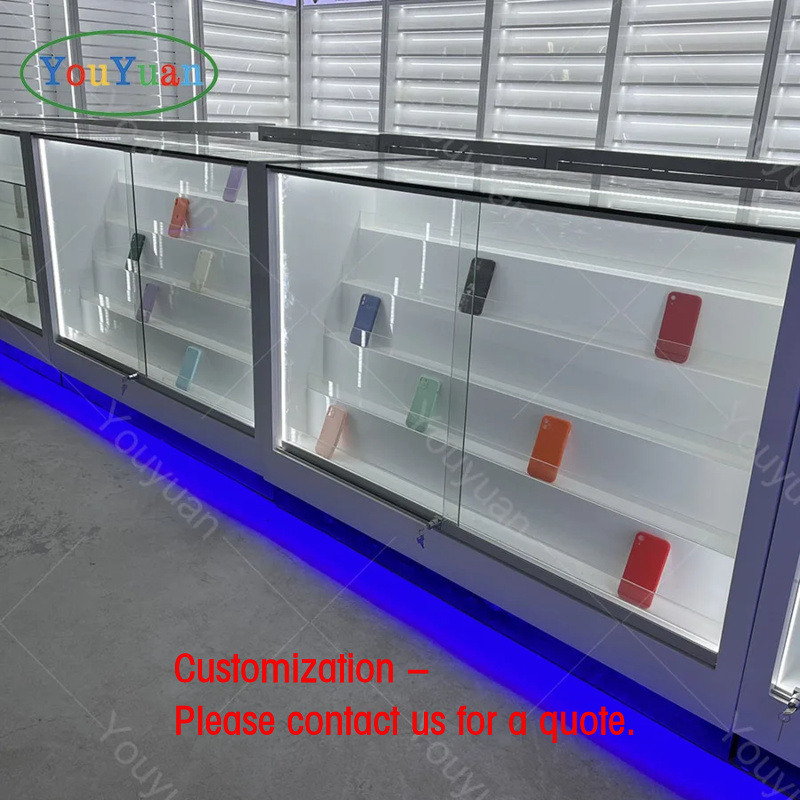 Phone Accessories Shop Design - Niestandardowy, personalizowany stojak ekspozycyjny na telefony