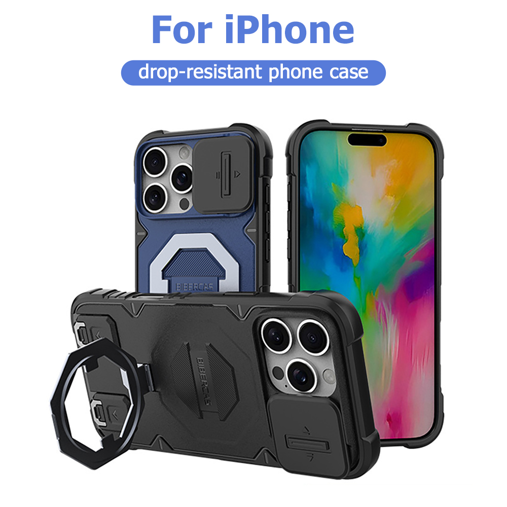 Phone Accessories Case - Etui na telefon z pierścieniem, podstawką