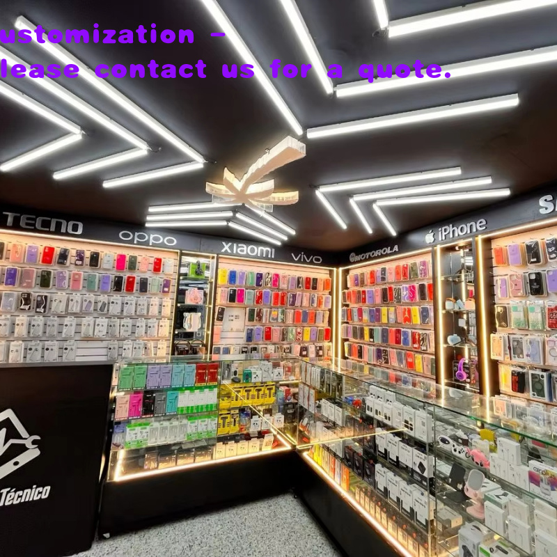 Phone Accessories Shop Design - Projekt wnętrza nowoczesnego sklepu z telefonami