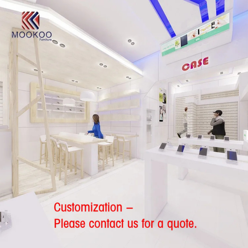 Phone Accessories Shop Design - Niestandardowe. Projekty 3D. Stojaki ekspozycyjne do