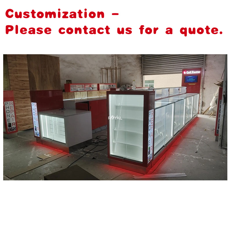 Phone Accessories Shop Design - Kiosk z akcesoriami do telefonów komórkowych