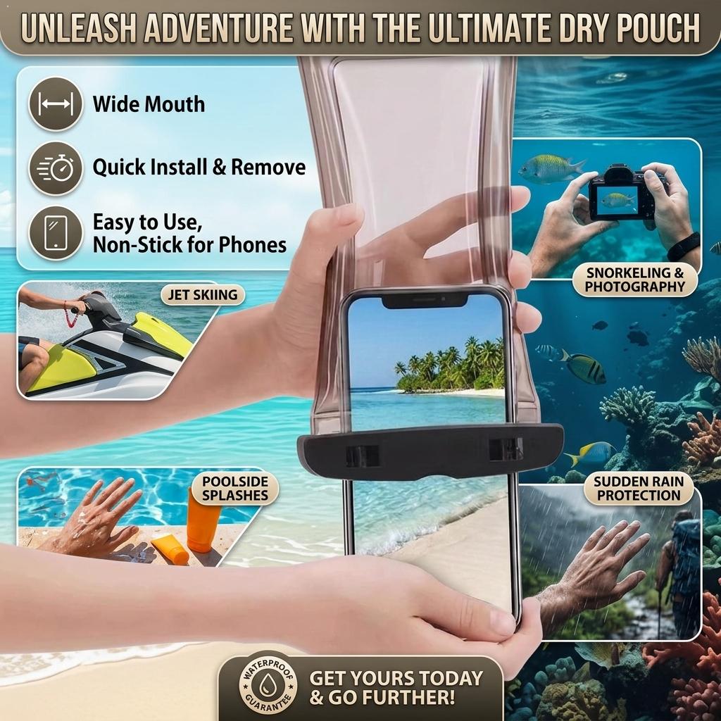 Przezroczyste wodoodporne etui – Phone Accessories For Travel recenzja i cena