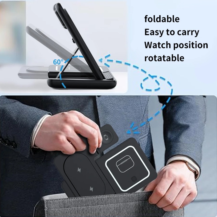 Składana podstawka ładująca 3  – Phone Cooling Fan recenzja i cena