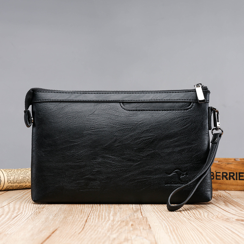 Męska kopertówka z logo marki, – Phone Accessories Business recenzja i cena