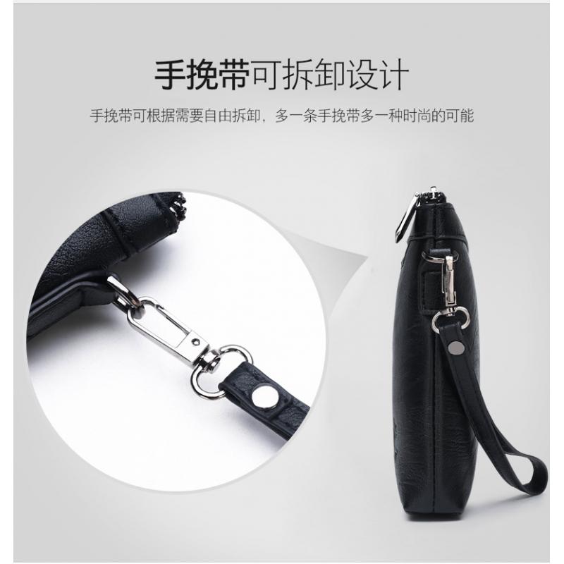 Męska kopertówka z logo marki, – Phone Accessories Business recenzja i cena