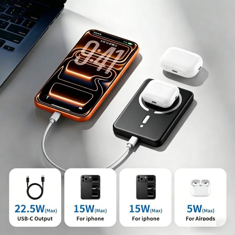 Magnetyczny bezprzewodowy powe – Phone Accessories Wholesale recenzja i cena