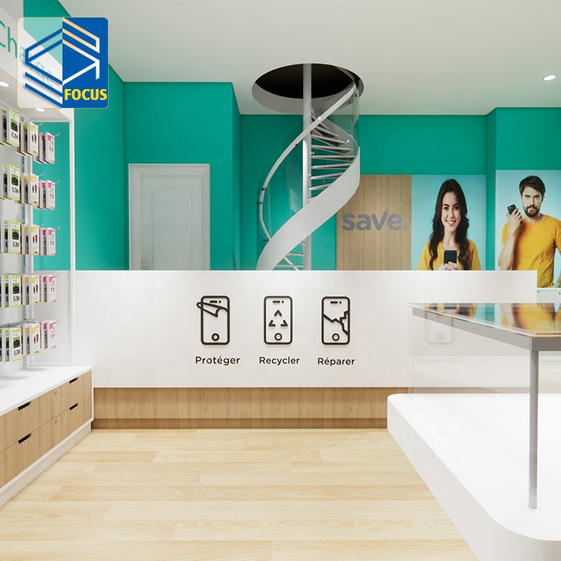 Projekt wnętrz sklepu z akceso – Phone Accessories Shop Design recenzja i cena